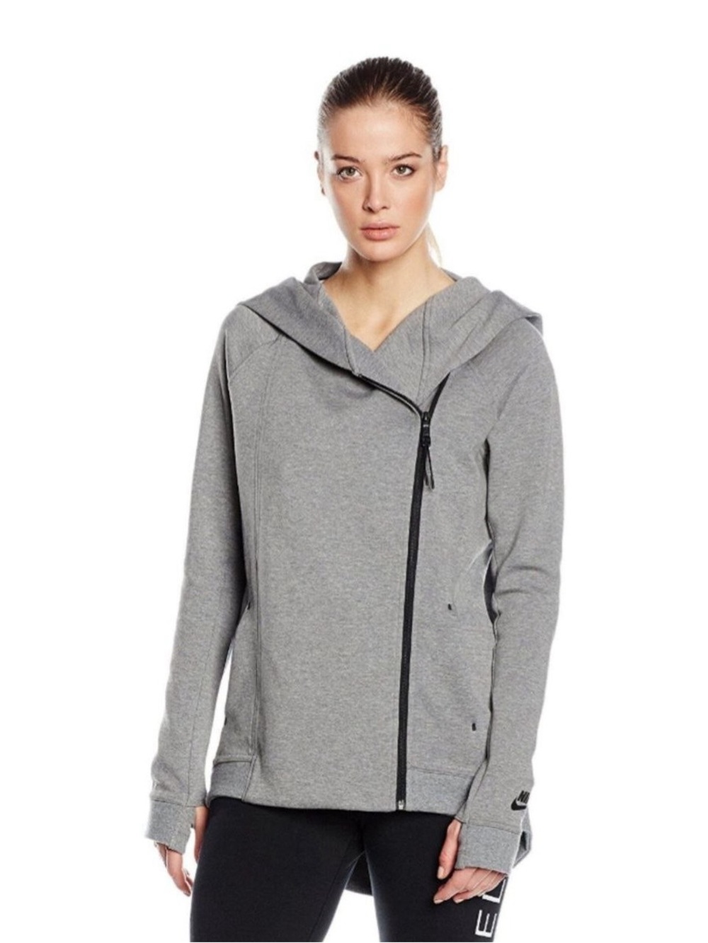 Nike Sportswear Gray Tech Fleece Cape Jacket Women’s S